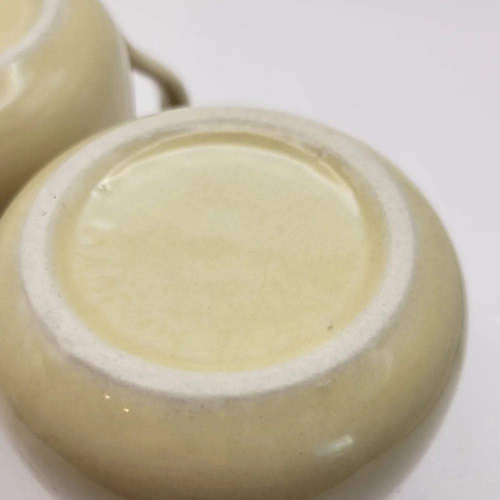 1970s Mug with Wheat and Flower Design. Stoneware. MADE IN JAPAN. - Picture 6 of 8